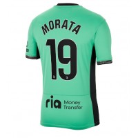 Koszulka piłkarska Atletico Madrid Alvaro Morata #19 Strój Trzeci 2023-24 tanio Krótki Rękaw